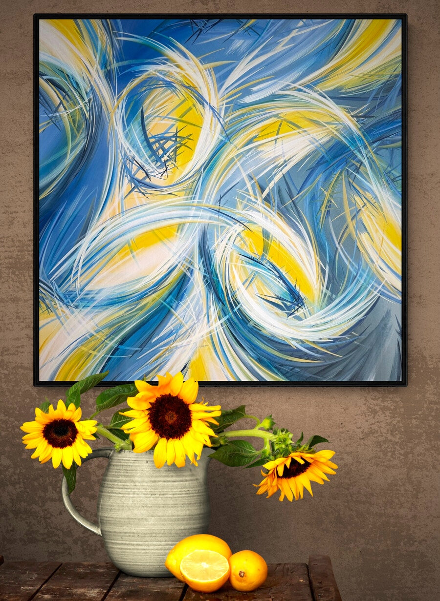 Michael Carini's artwork has Van Gogh vibes with a unique contemporary twist