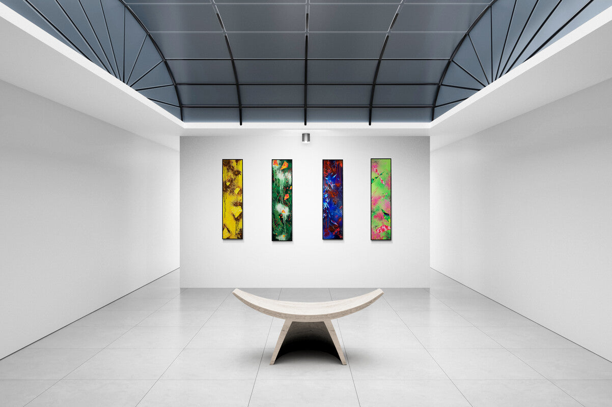 contemporary abstract painting by gallery artist Michael Carini of Carini Arts