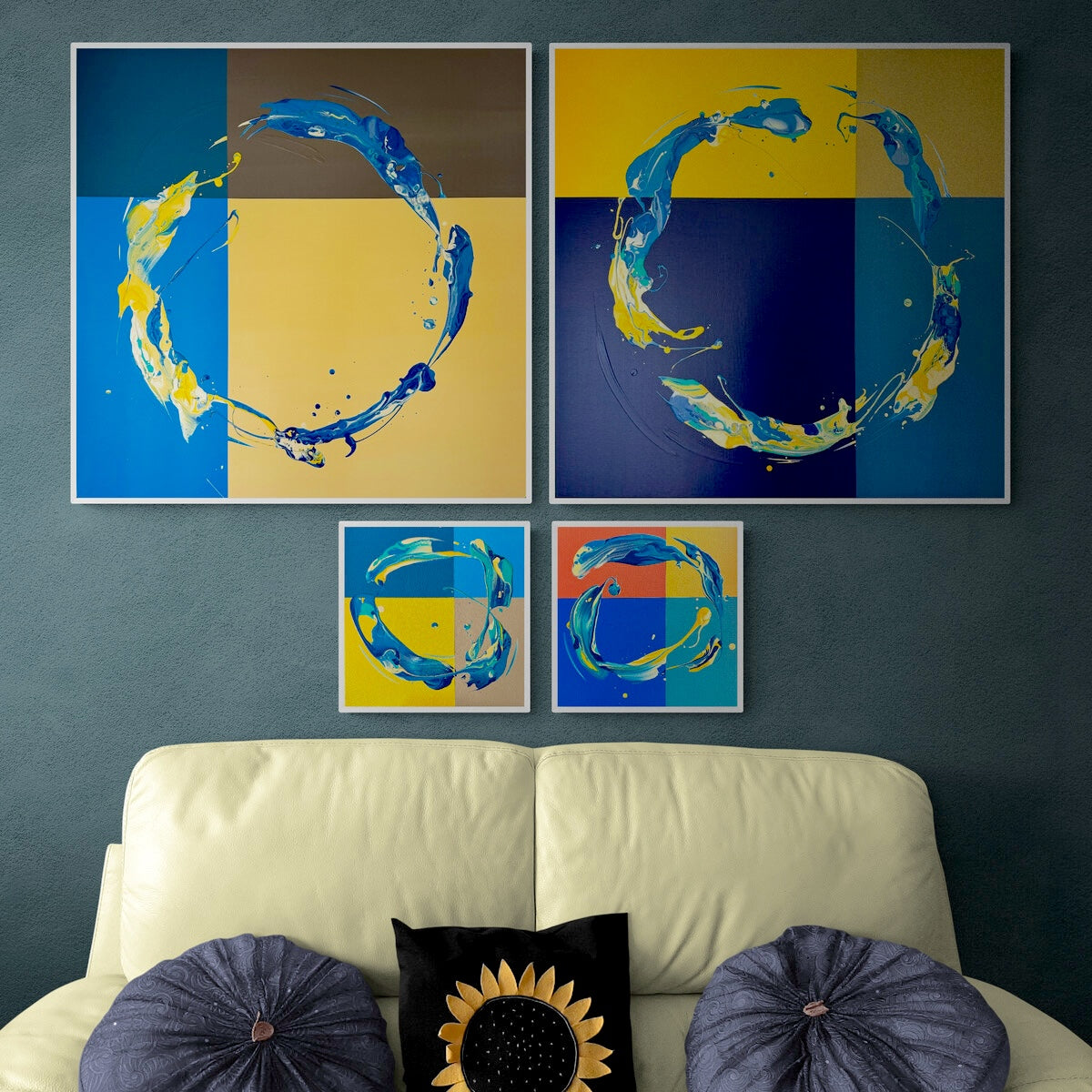 contemporary abstract art and interior design by Michael Carini of Carini Arts in Palm Desert