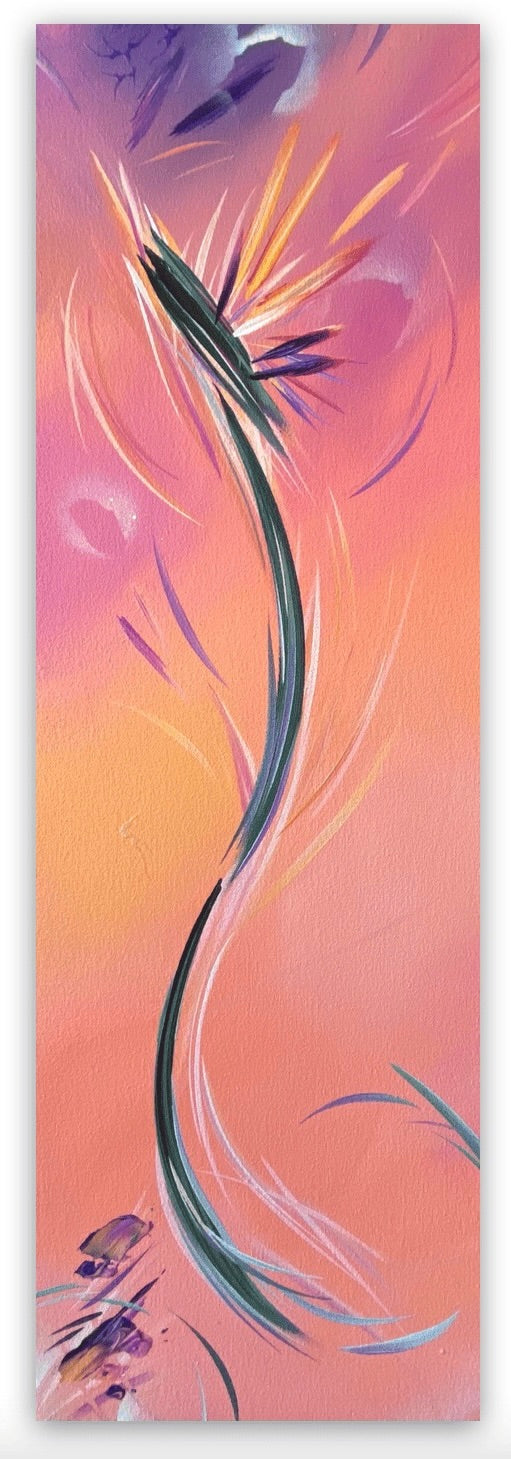Palm Springs flower paintings by Michael Carini