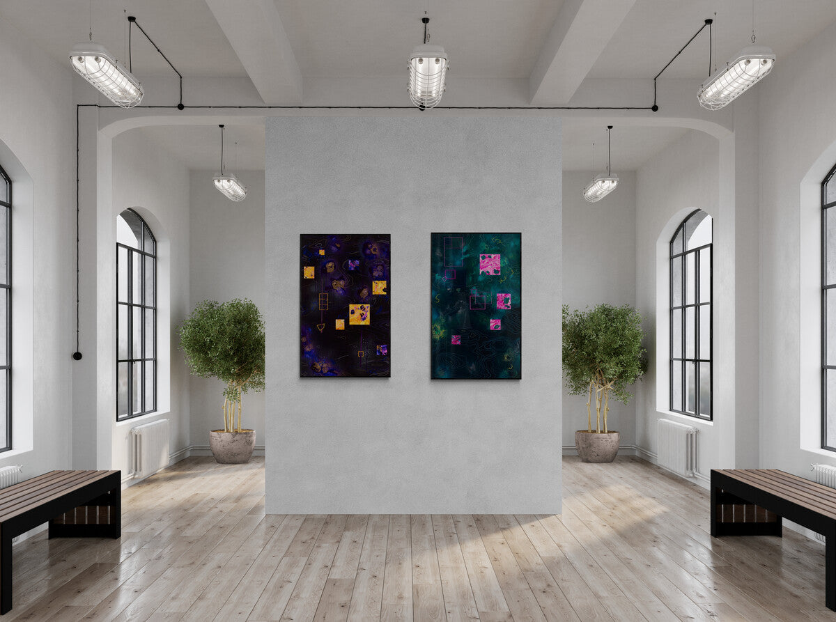 Beverly Hills luxury art by gallery artist Michael Carini and Carini Arts