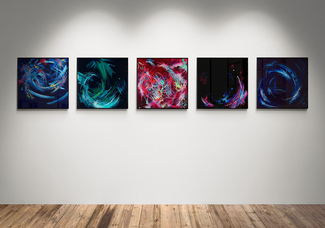 contemporary fine art gallery art in La Jolla by Michael Carini of Carini Arts