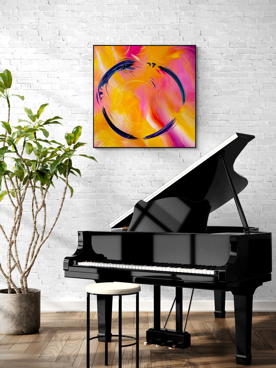 beautiful abstract paintings by Michael Carini