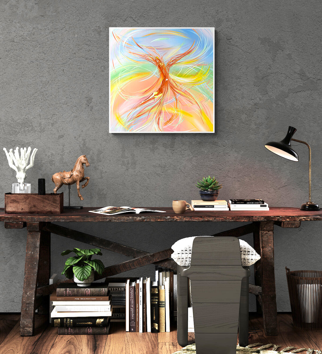 La Jolla abstract art by gallery artist Michael Carini and Carini Arts