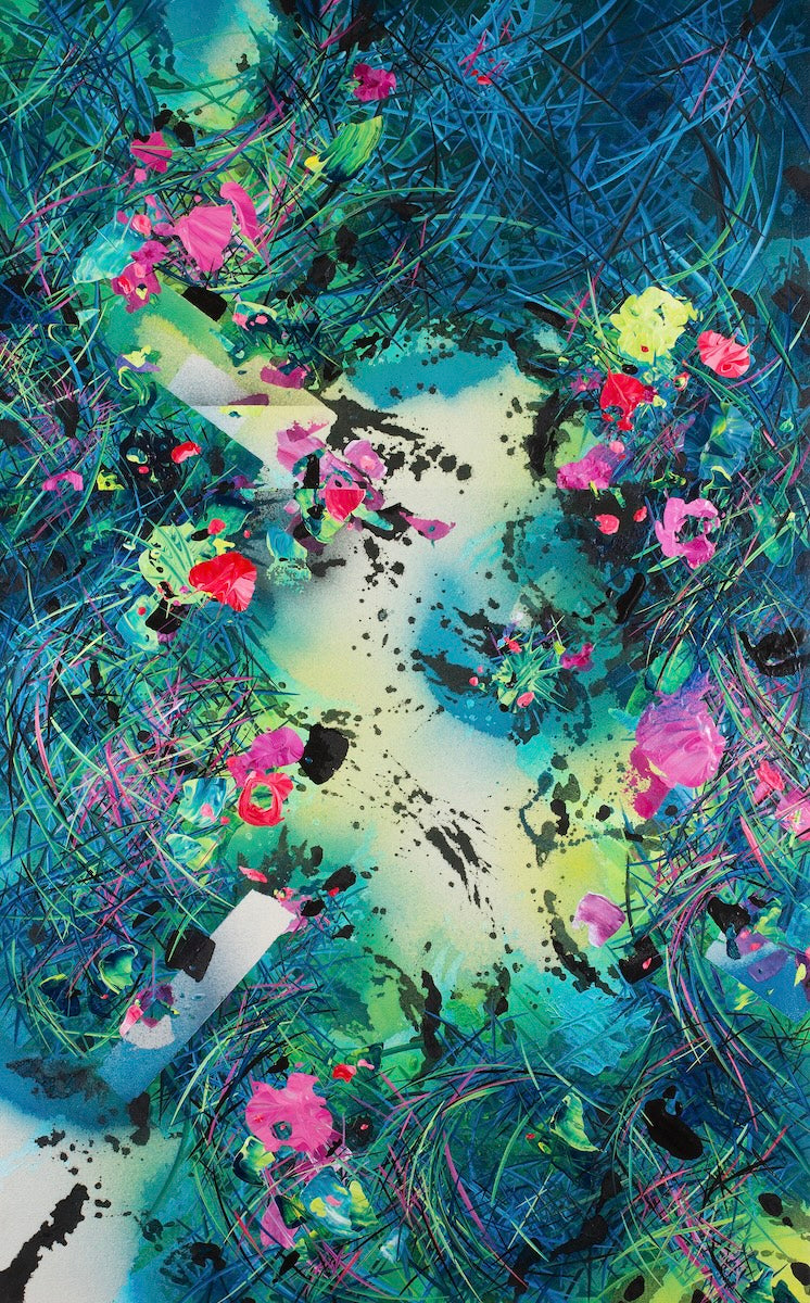 the best contemporary fine art in La Jolla by abstract painter Michael Carini of Carini Arts