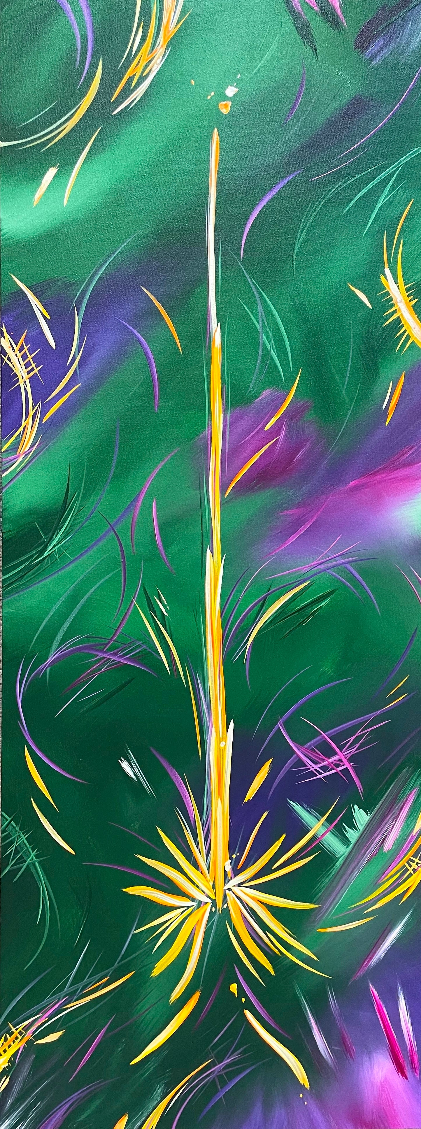 inspirational flower paintings and abstract art