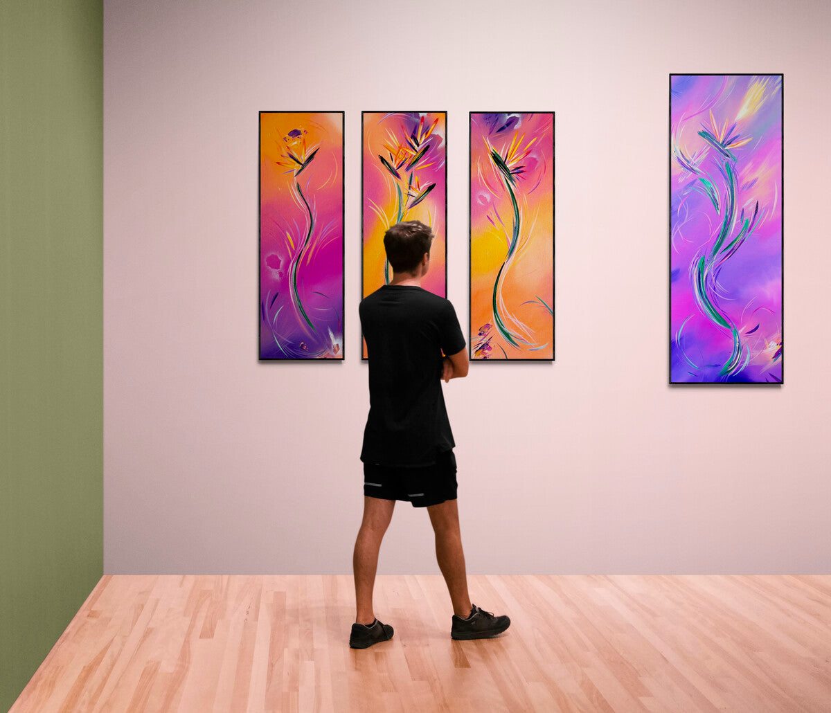 Gallery art on exhibit from Michael Carini of Carini Arts