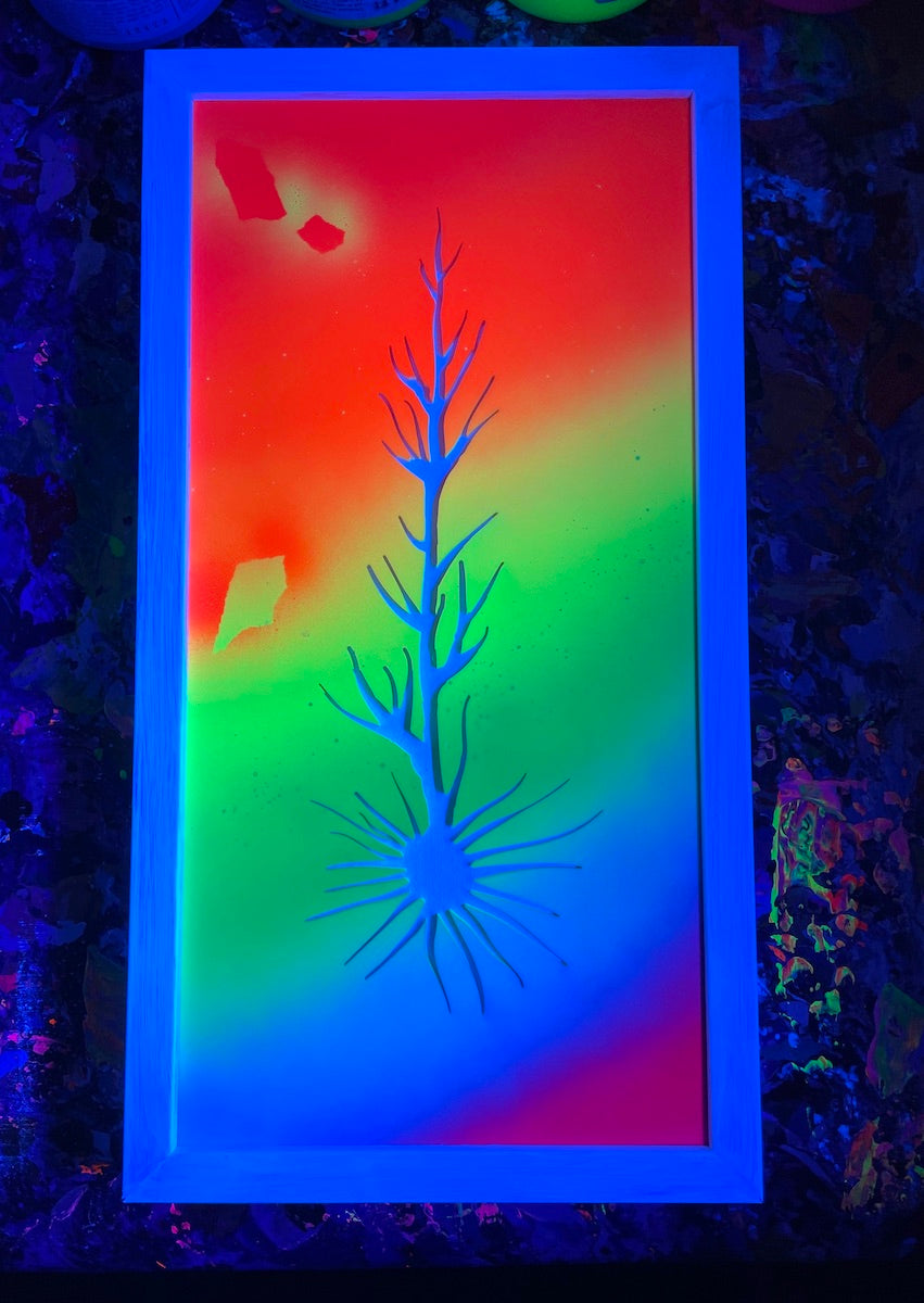 blacklight artwork for sale by Michael Carini