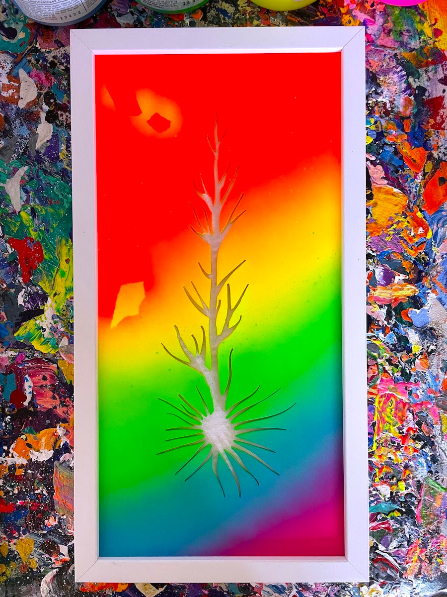 Acrylic Alchemy Icon - Original Painting - Carini Arts