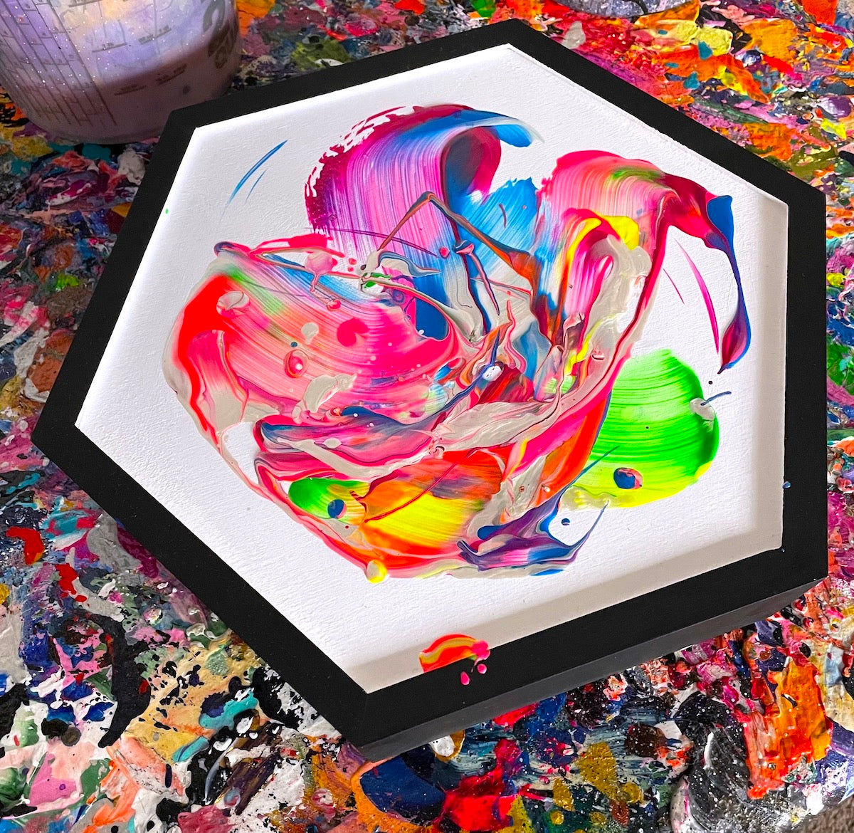 Expressive abstract paintings by socal artist Michael Carini