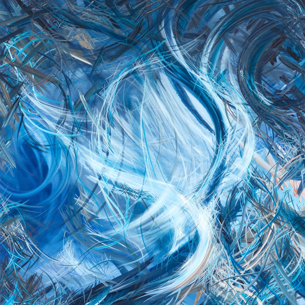 Michael Carini painting inspired by Moby Dick with an homage to Georgia O'Keeffe