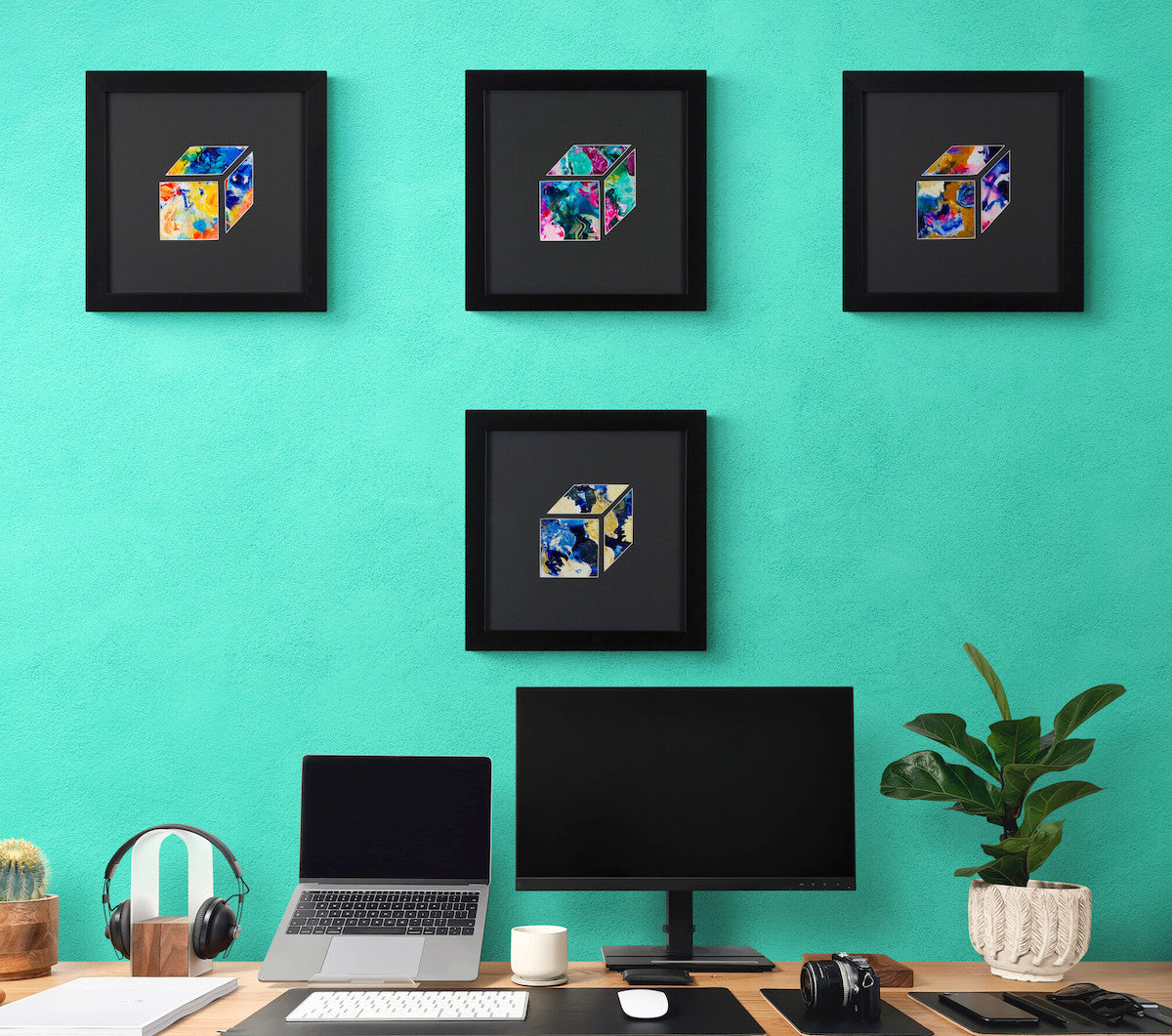 Carini Alchemy Cubes - Original Paintings - Carini Arts