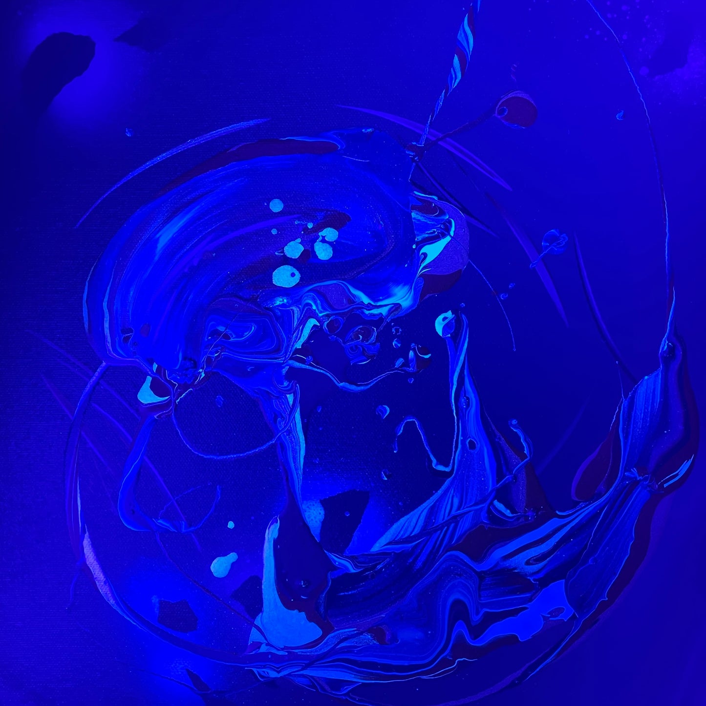 starlight artwork under the blacklight