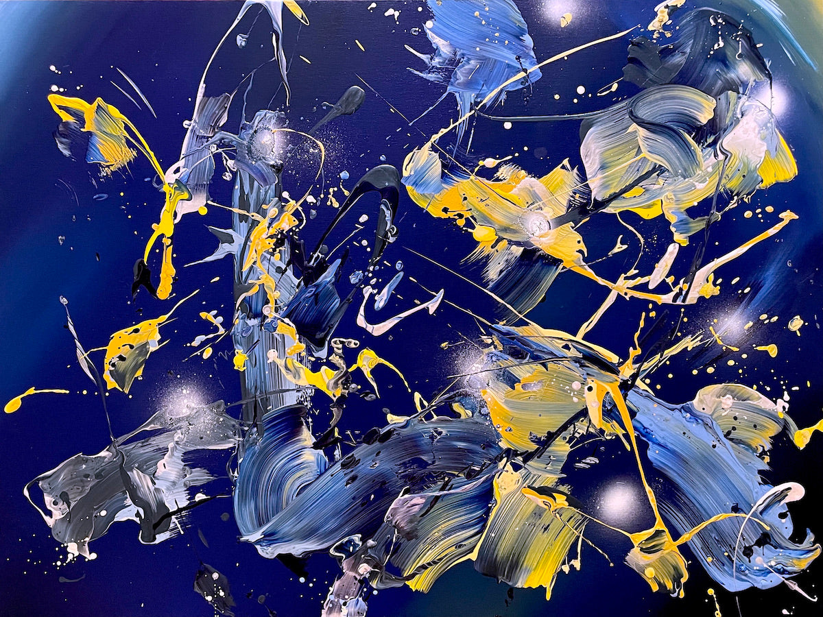 Van Gogh themed art by trending contemporary artist Michael Carini