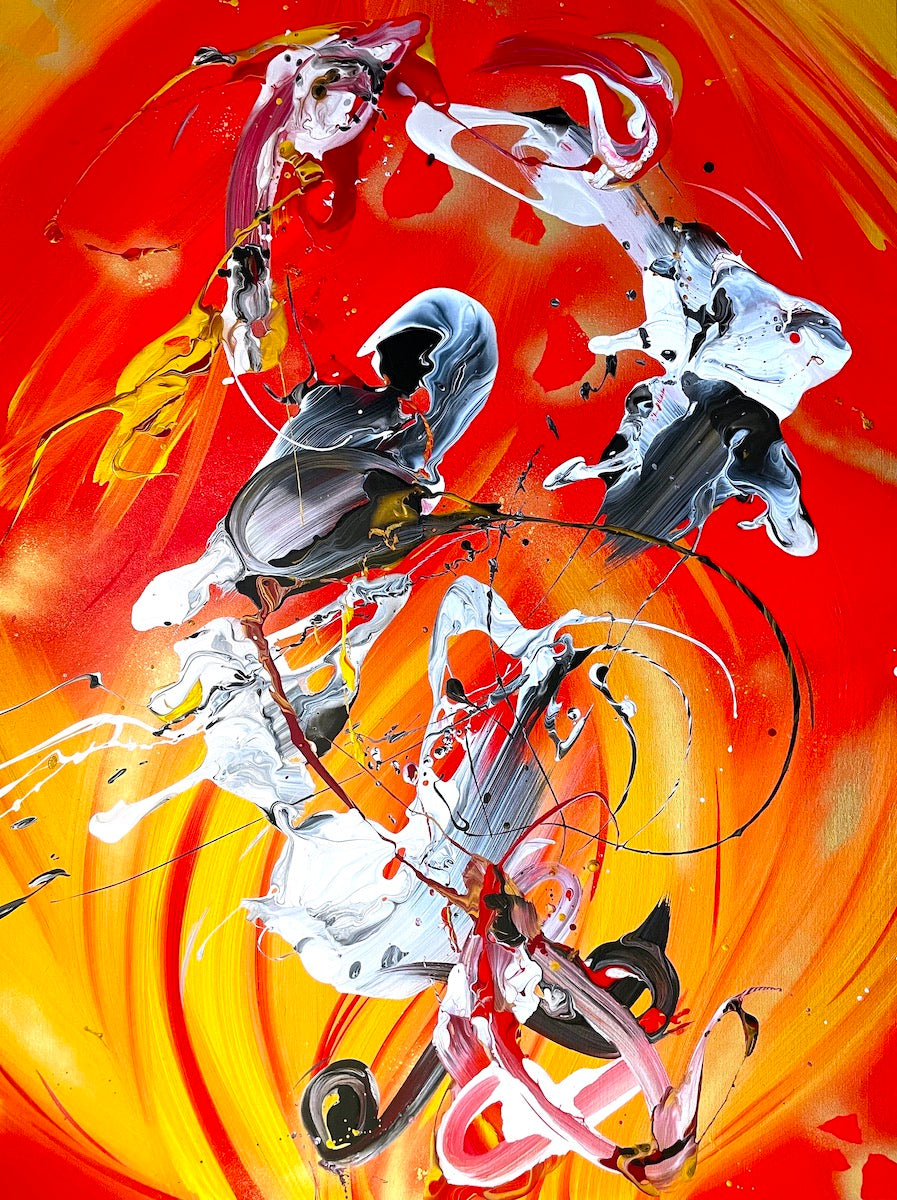 bold abstract art for sale by San Diego abstract artist Michael Carini