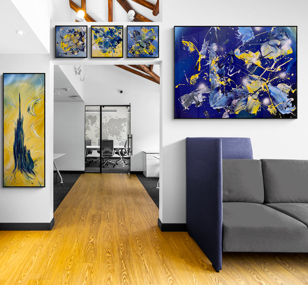 beautiful contemporary abstract art by San Diego artist Michael Carini of Carini Arts
