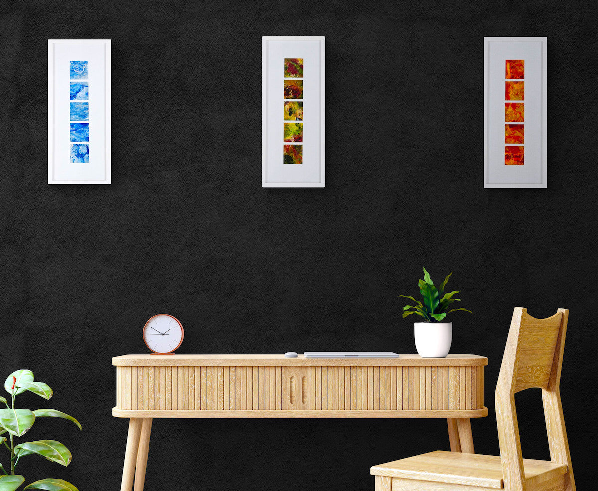 Beautiful Accidents: Elements Collection - Original Paintings - Carini Arts