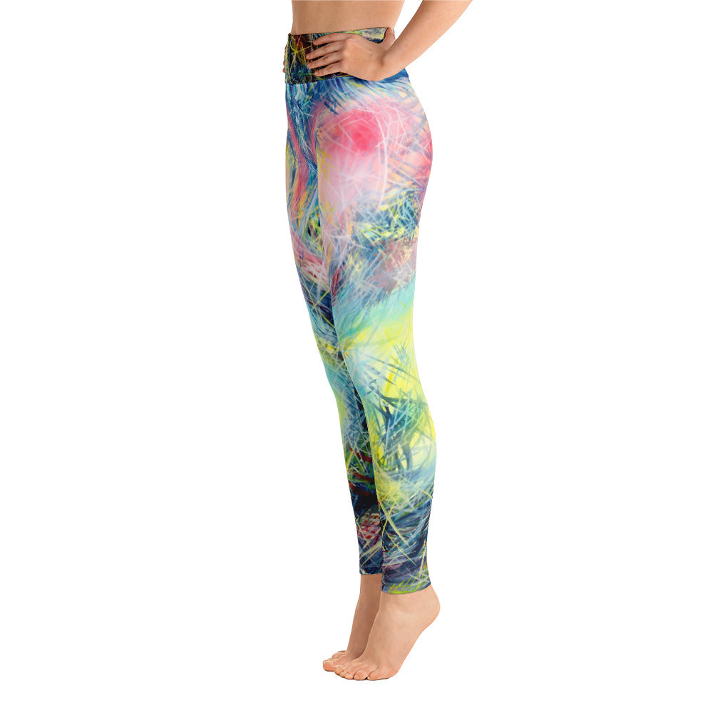 Getting Back To Where I've Never Been (Coeurd'aleuer) Leggings - Carini Arts