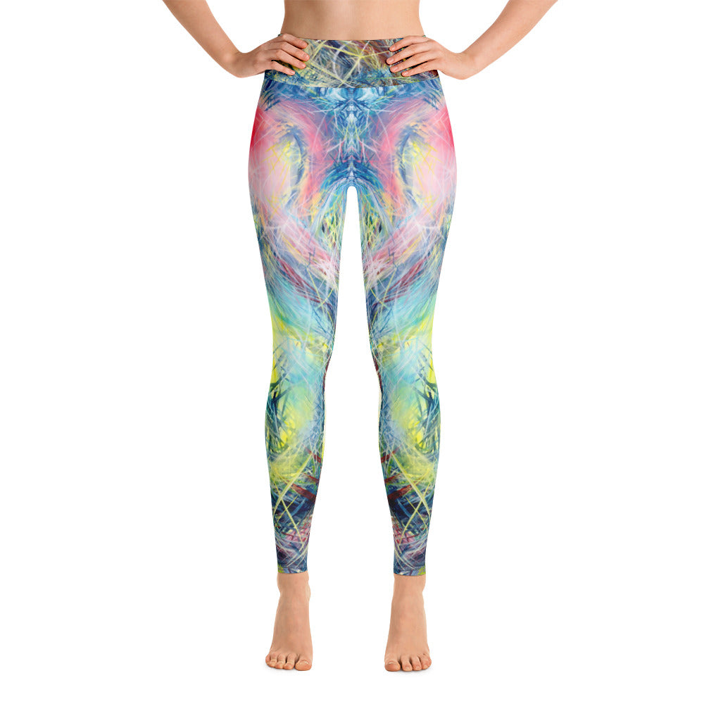 Getting Back To Where I've Never Been (Coeurd'aleuer) Leggings - Carini Arts