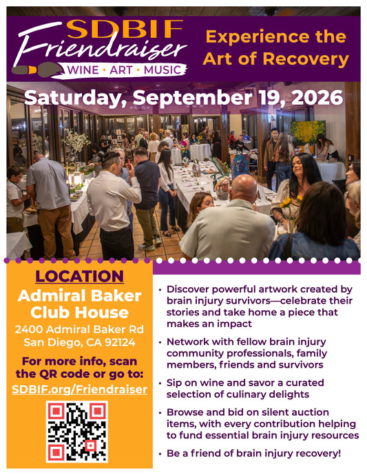 Michael Carini will be the featured artist for the San Diego Brain Injury Foundation's Friendraiser