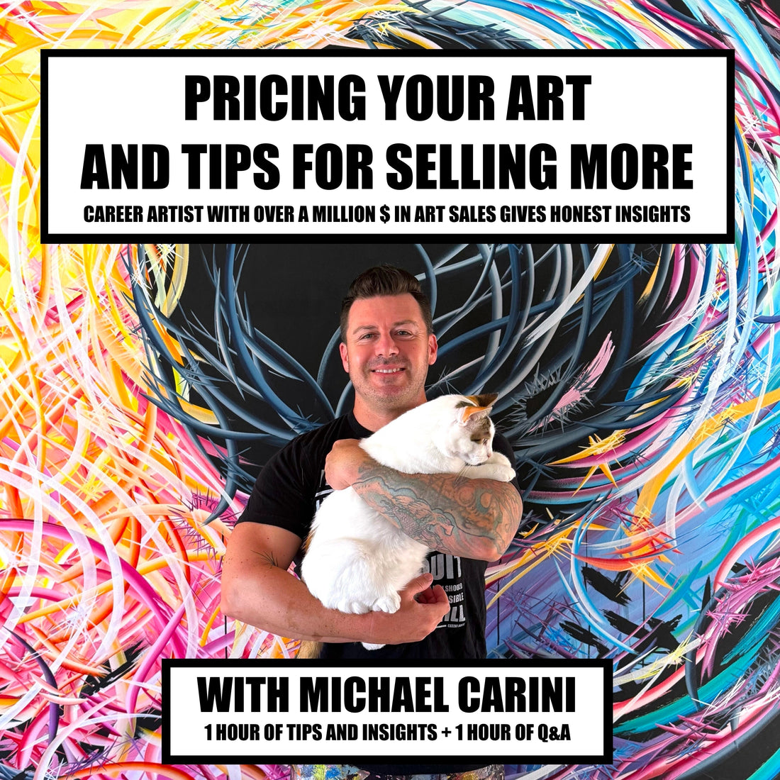 Effective pricing and sales strategies for artists. Artist workshop with master artist Michael Carini.