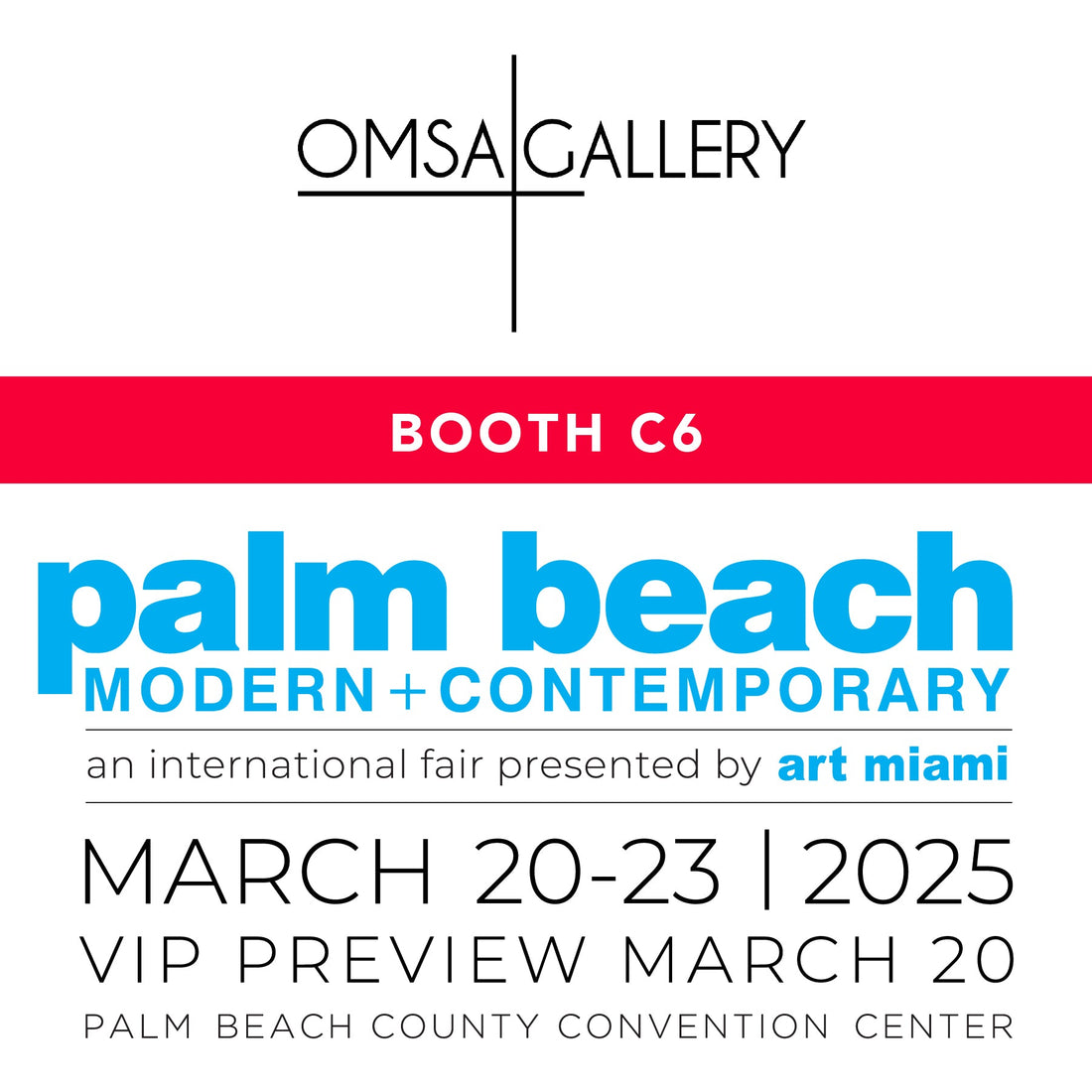 Michael Carini on exhibit with OMSA at Palm Beach Modern + Contemporary