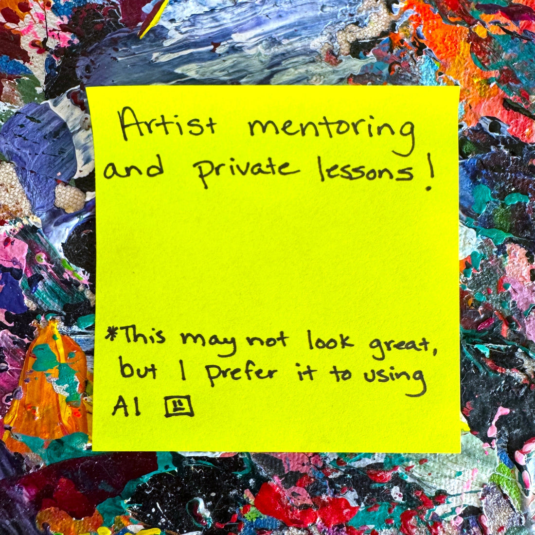 Artist mentoring and private lessons with professional artist Michael Carini of Carini Arts.