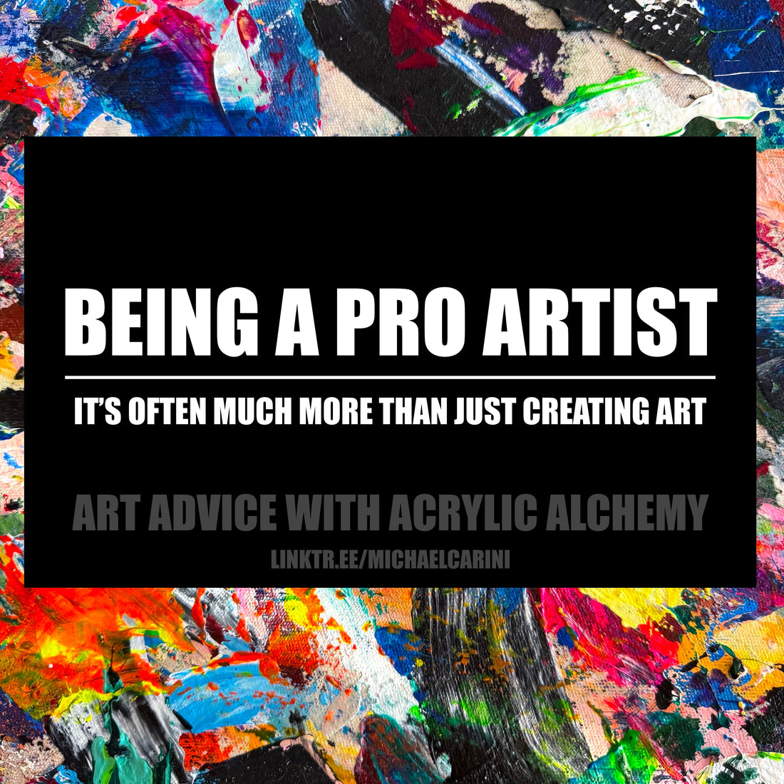 Free artist support from a professional artist