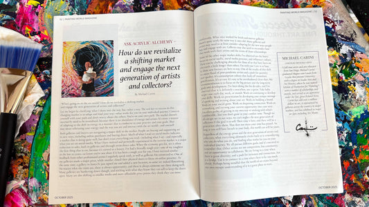 Michael Carini in Painting World Magazine