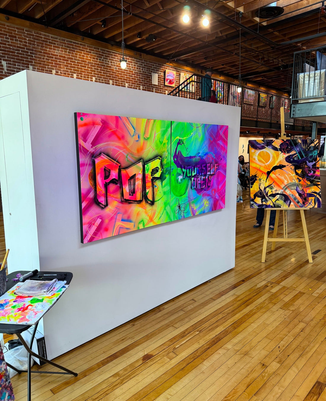 Michael Carini live painting and immersive art experiences for events in San Diego