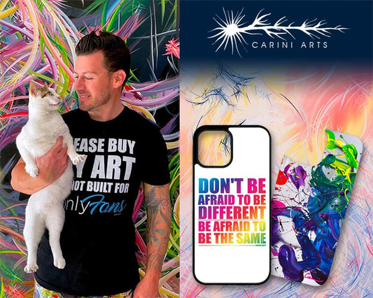 Michael Carini and Carini Arts partner with Swaponz for the coolest phone cases available on the market