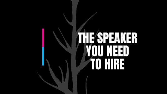 The Speaker You Need To Hire - Michael Carini speaking blog post cover