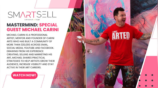 Michael Carini, special guest for ADC Fine Art's Monday Mastermind artist mentor session