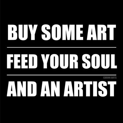 Michael Carini art quote shirts and hoodies are perfect for artists