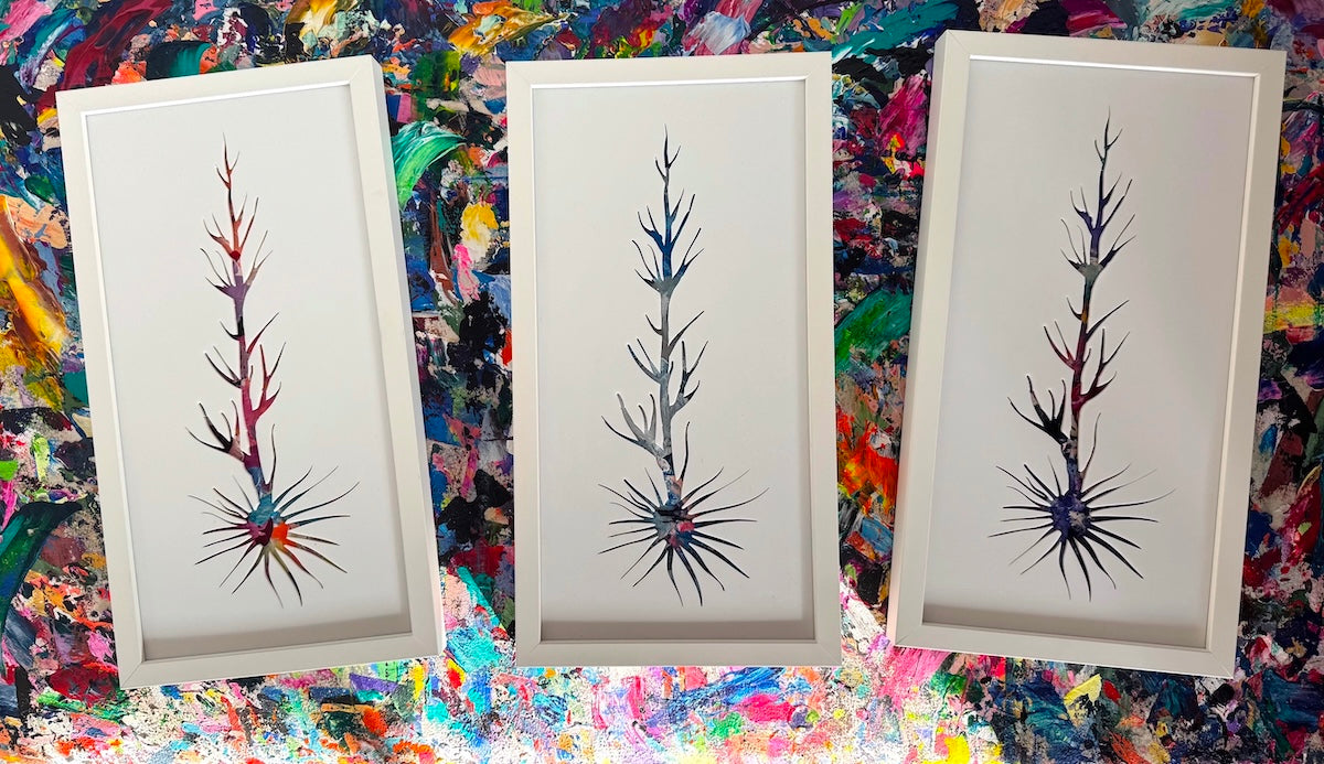 Neuron art and neurology based artwork inspired by traumatic brain injury. Art for doctors offices and hospitals. The perfect art for a neurology department. Art focused on healing and navigating trauma. Interior design and decor in Southern California.