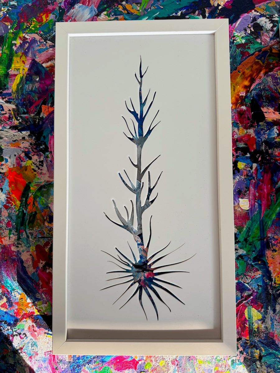 Neuron art and neurology based artwork inspired by traumatic brain injury. Art for doctors offices and hospitals. The perfect art for a neurology department. Art focused on healing and navigating trauma. Interior design and decor in LA.