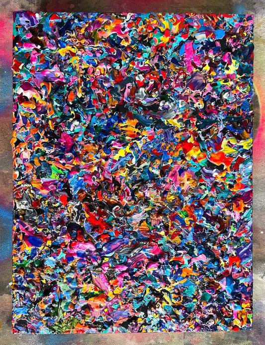 Valuable abstract art by artist Michael Carini. Exquisite interior design and decor in Coronado.