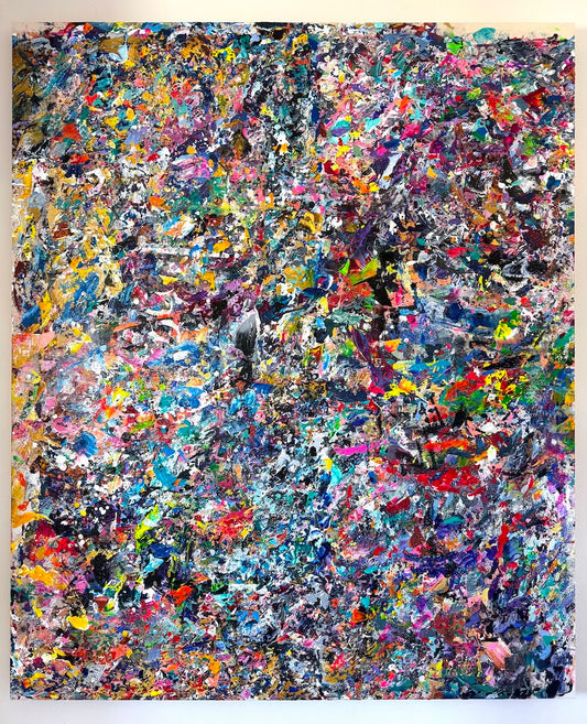 Valuable abstract art by artist Michael Carini. Exquisite interior design and decor in Laguna Beach.
