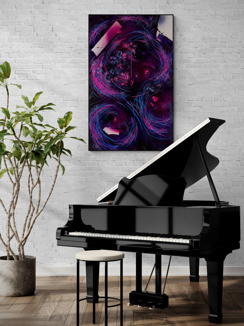 Palm Springs contemporary fine art by gallery artist Michael Carini of Carini Arts