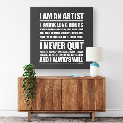 the perfect canvas quote art for every art studio
