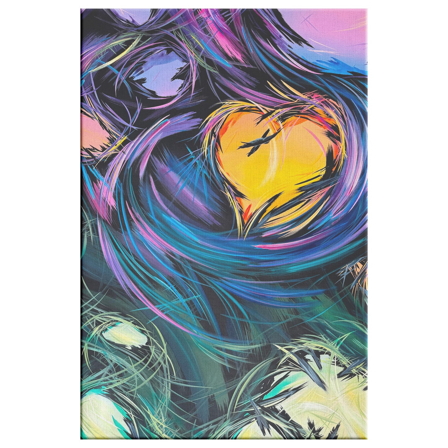 Limited Time Canvas Print: Is It Time For Me To Leave This World (Am I Really Even Still Here) Canvas Print