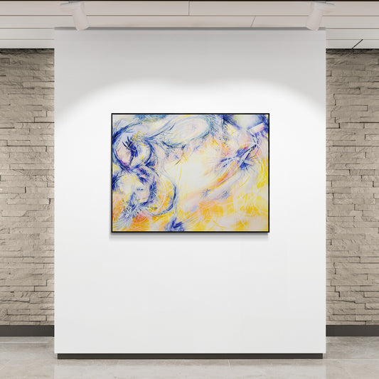 contemporary abstract painting by CFA gallery artist Michael Carini of Carini Arts