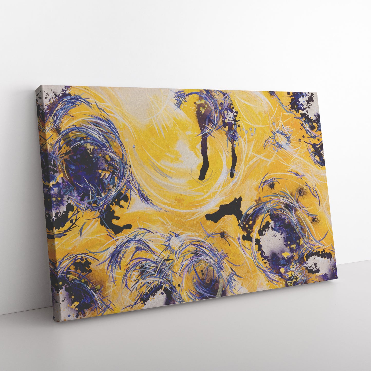abstract canvas art and decor
