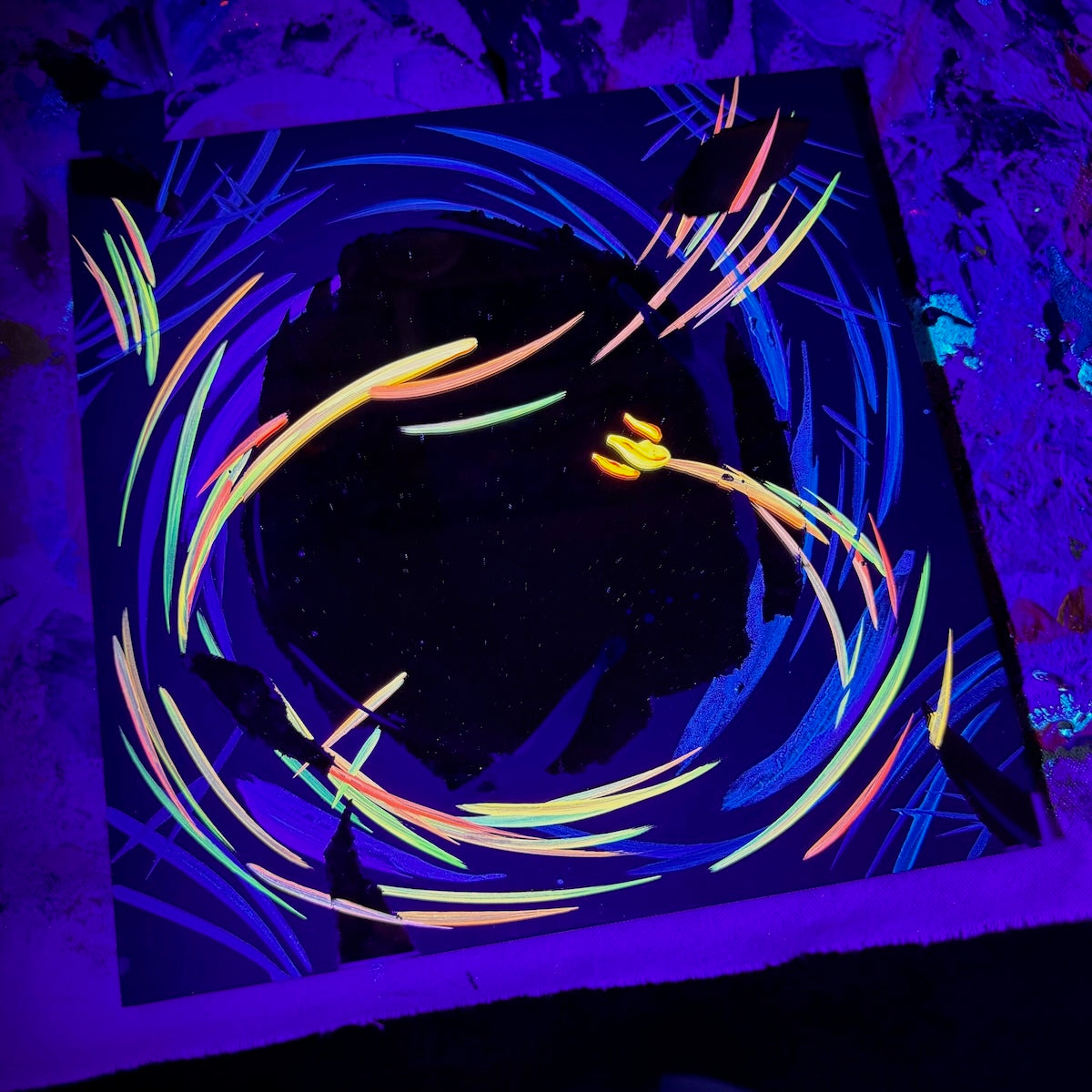 Trippy art and psychedelic art by Michael Carini in Miami, FL