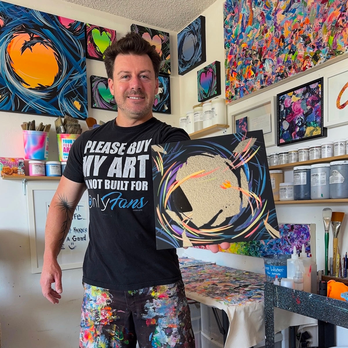 The best abstract art by contemporary artist Michael Carini of Carini Arts in Carlsbad, Carmel Valley, Solana Beach, and Rancho Santa Fe.