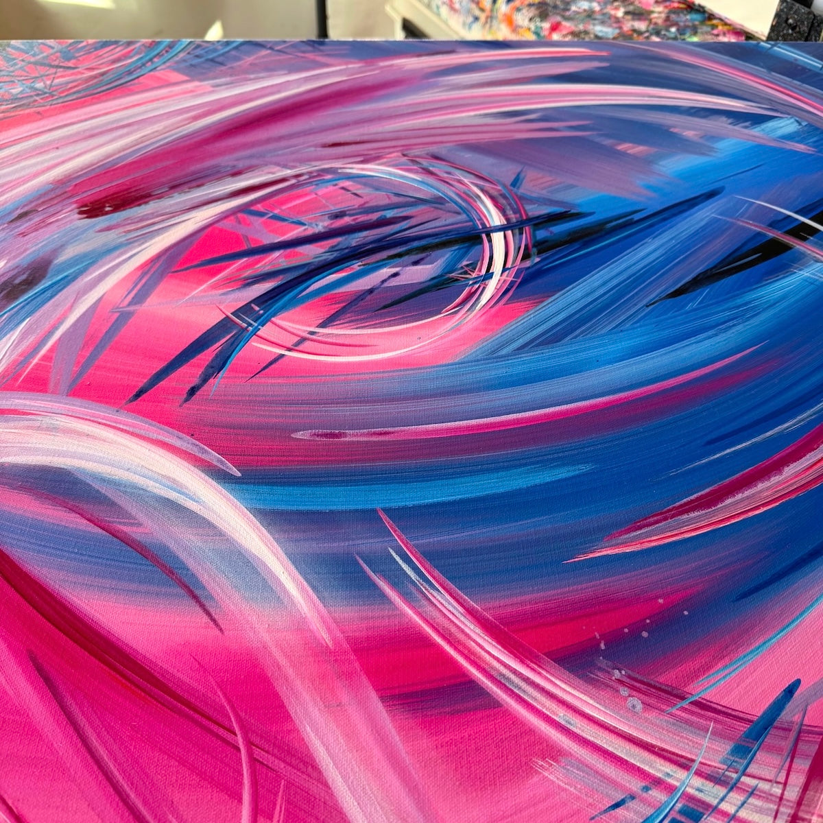 Michael Carini's unique abstract artwork will blow your mind. Artwork by contemporary artist in Rancho Santa Fe, CA.