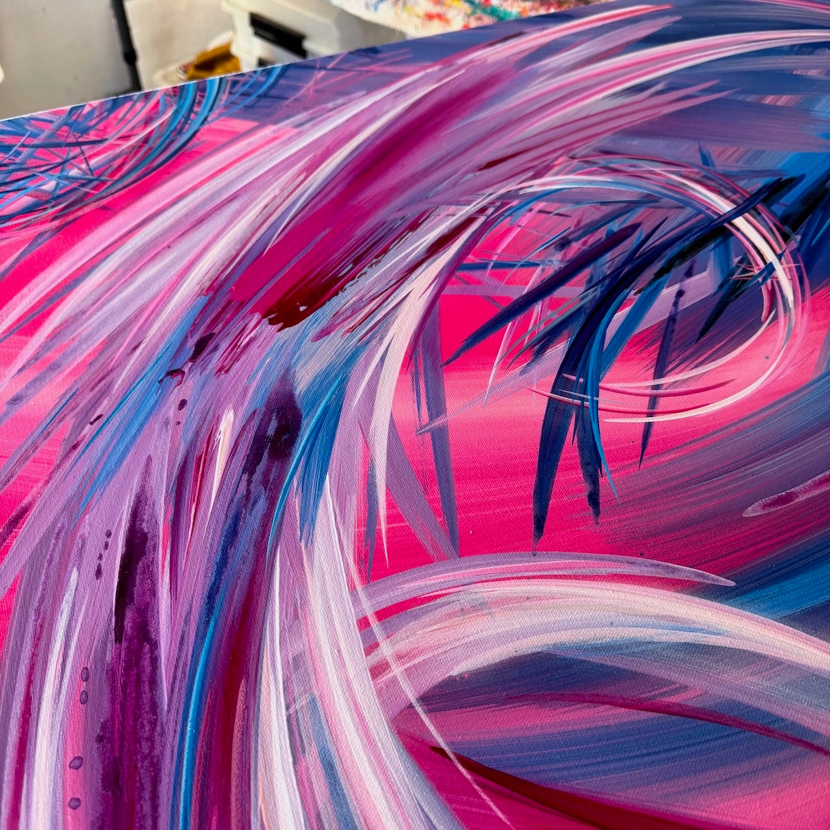 Michael Carini's unique abstract artwork will blow your mind. Artwork by contemporary artist in Beverly Hills.