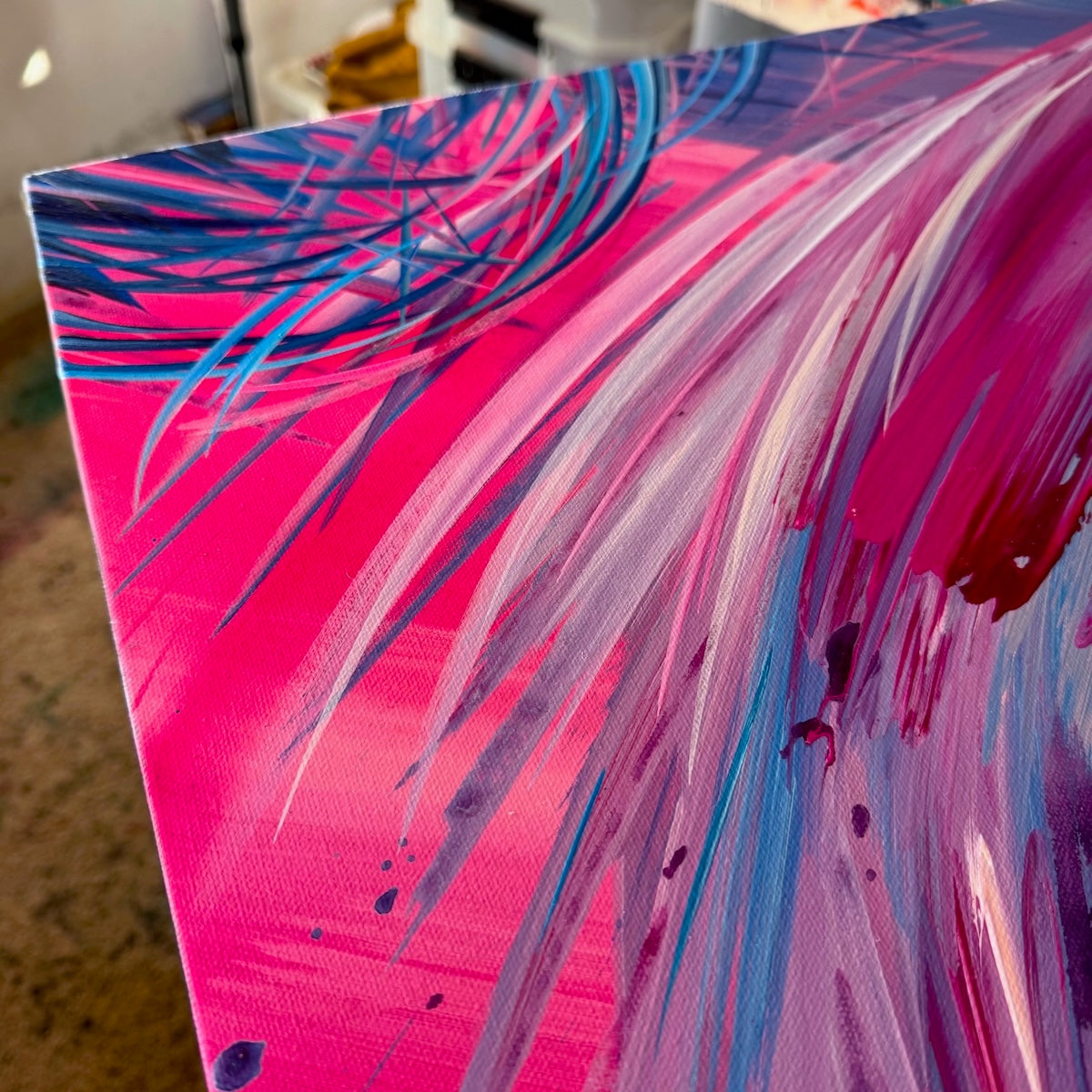 Michael Carini's unique abstract artwork will blow your mind. Artwork by contemporary artist in Coronado.