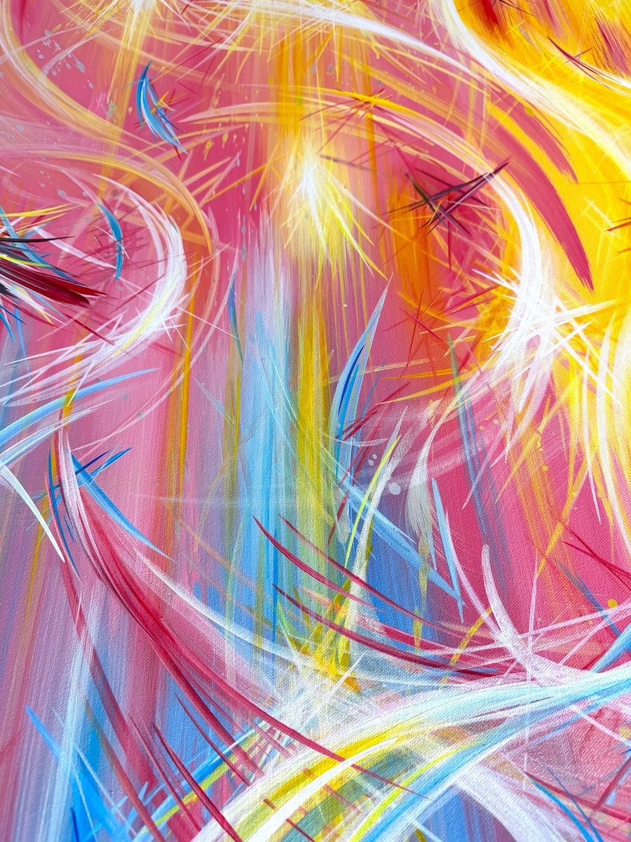 Unique and expressive abstract art by Michael Carini of Carini Arts in Carlsbad.