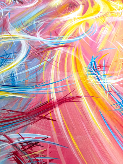 Unique and expressive abstract art by Michael Carini of Carini Arts in Encinitas.